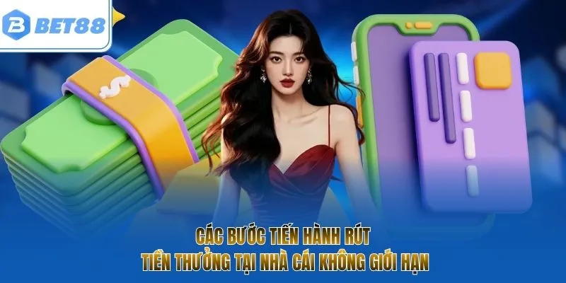 Các bước tiến hành rút tiền thưởng tại nhà cái không giới hạn